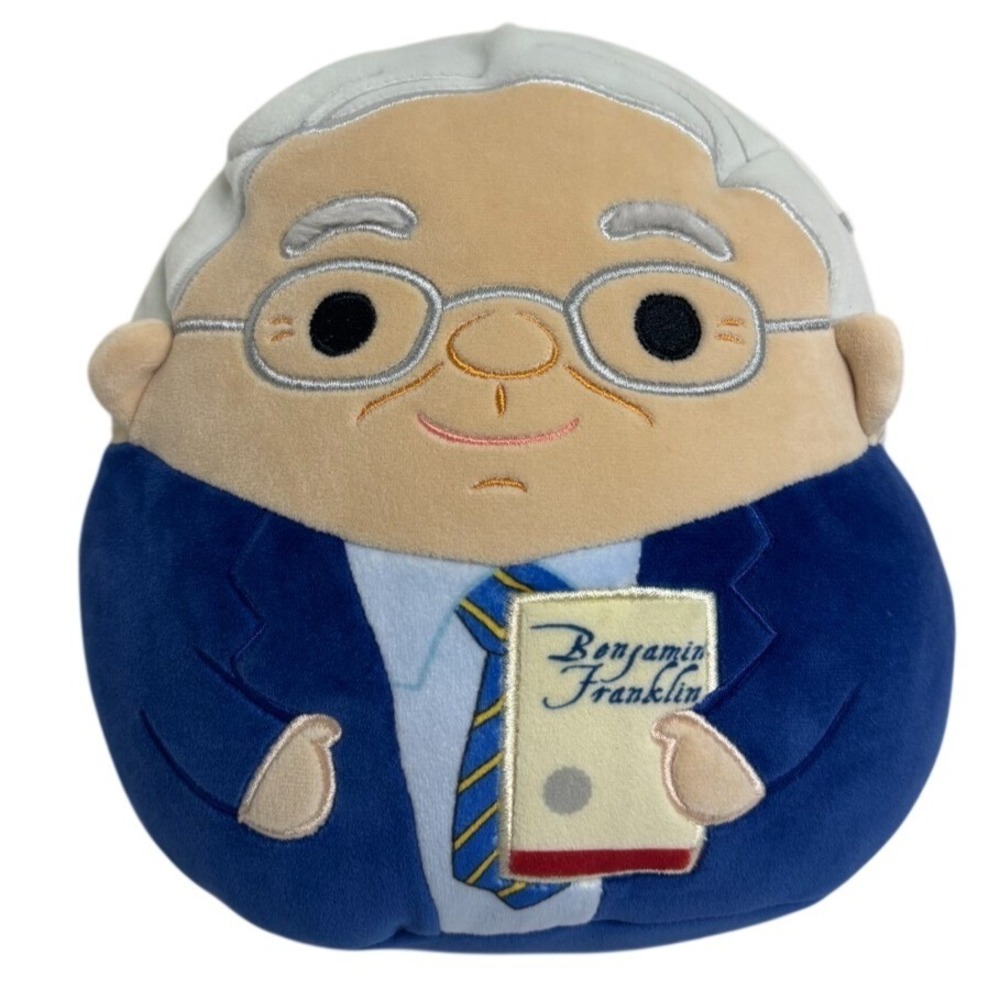 Charlie Munger Squishmallow 8" 2023 Berkshire Hathaway Benjamin Franklin Buffet